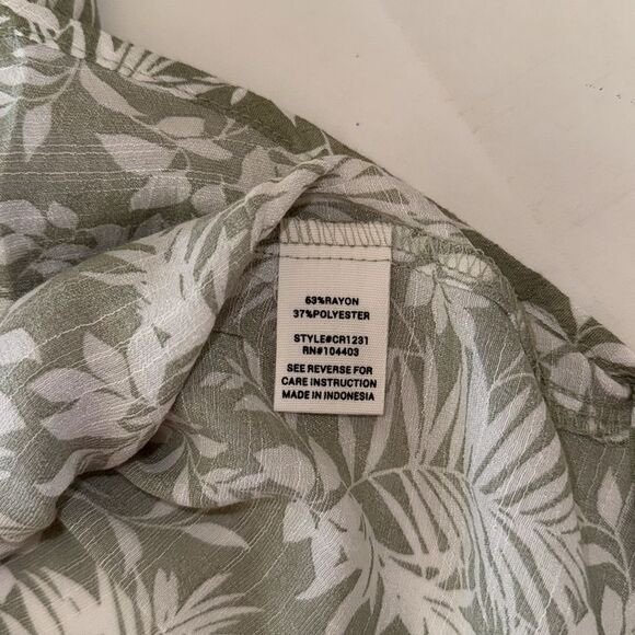 MINE Tropical Floral Print Camisole Tank Top, Size Large - Picture 7 of 8